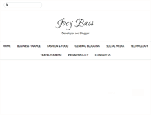 Tablet Screenshot of joeybass.com